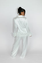 Load image into Gallery viewer, Silk Pajama Shirt and Pants Set